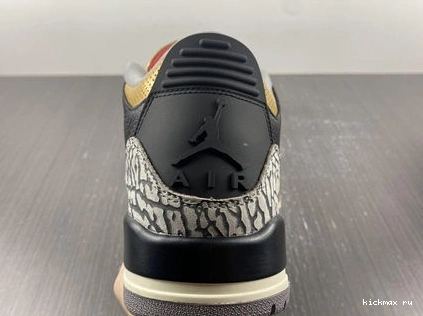 Rep Cement SoftTouch Gold Retro 3832 3 Black CK9246- Jordan 1014
